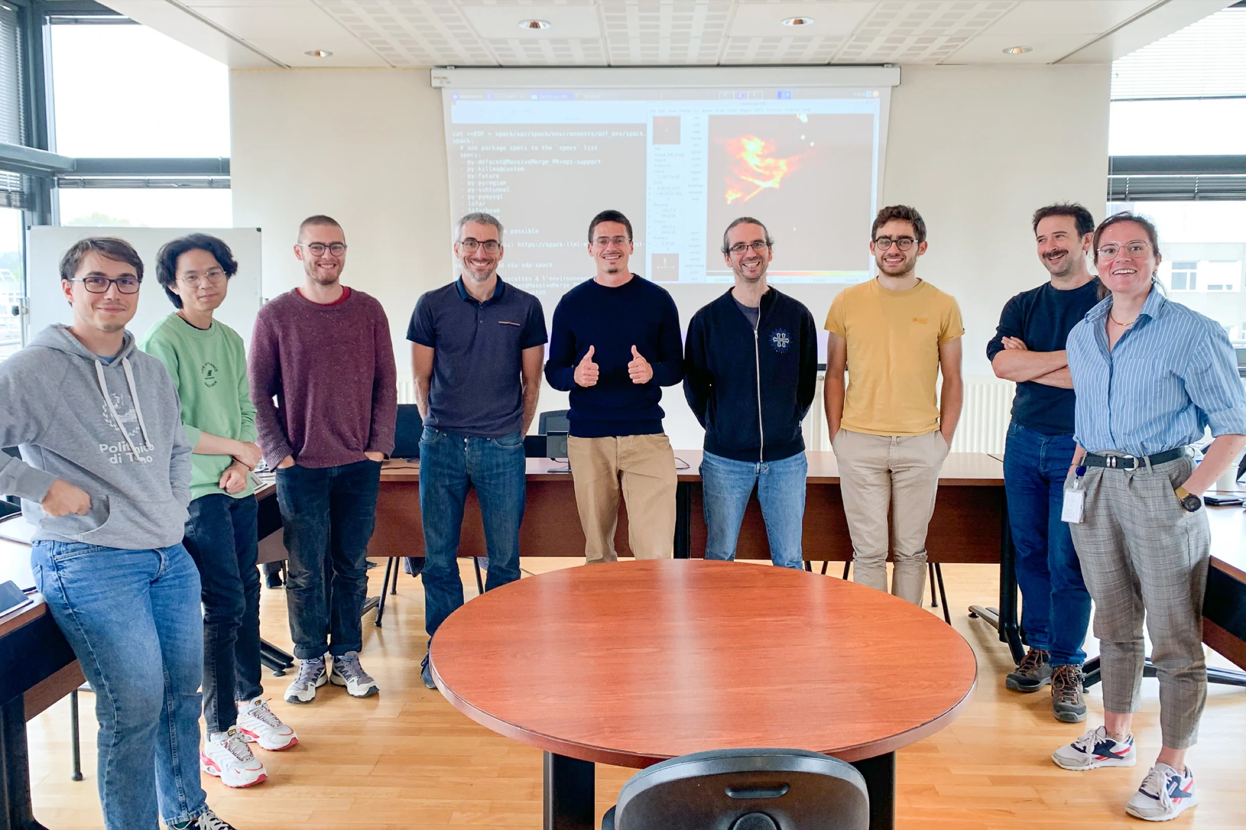 Participants in the hackathon in Rennes